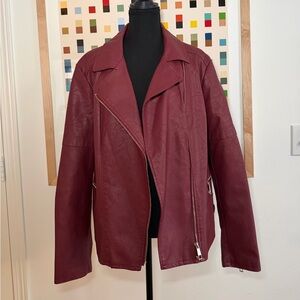 a.n.a Women's Burgundy Jacket
